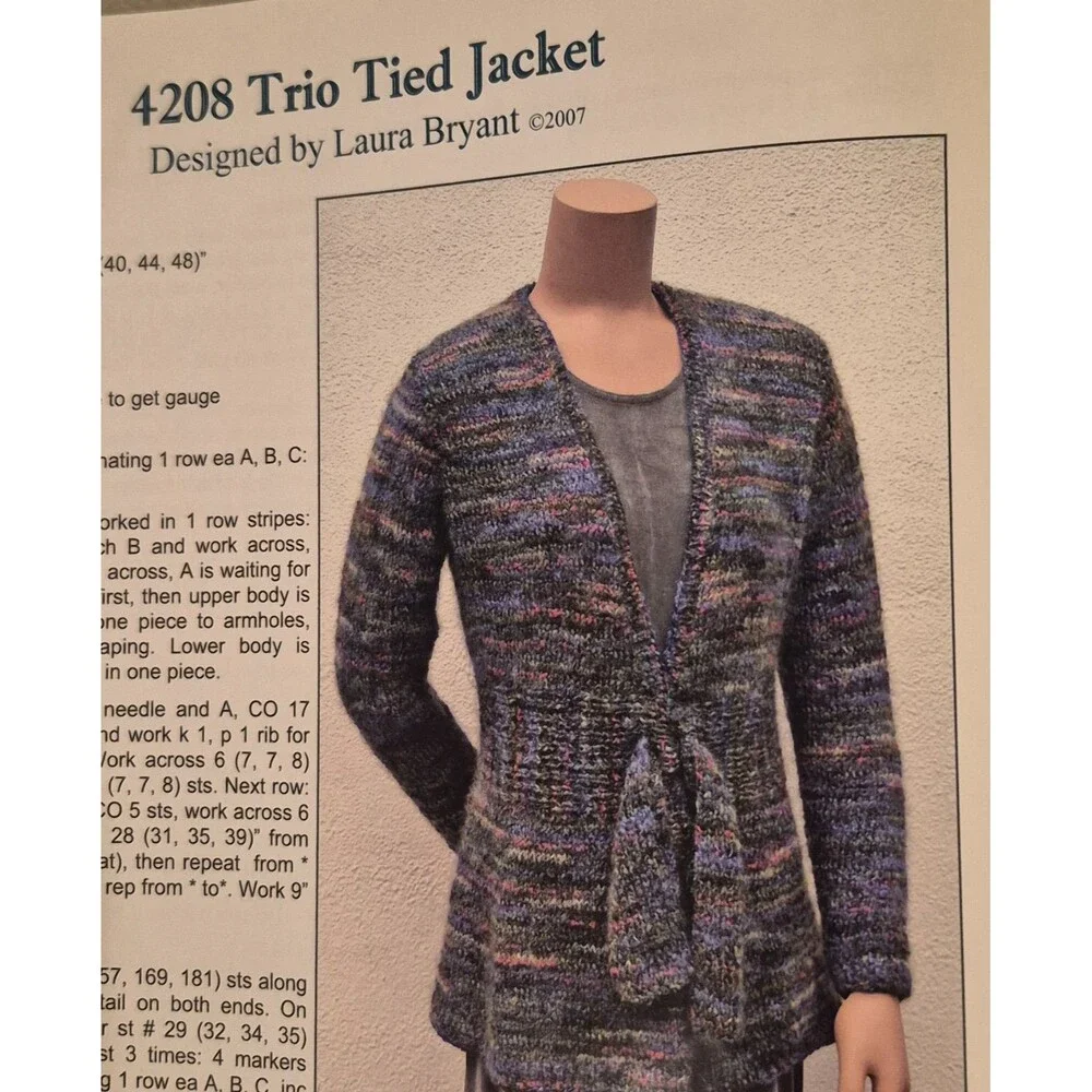 Prism Yarn Fall Fantastic 2007 Book 42 Knitting Pattern Instructions